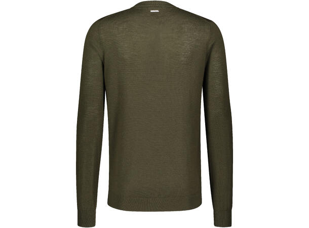 Veton Sweater Olive XL Basic merino sweater