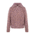 Neeti Half-zip Pink melange L Lambswool cable zip-neck sweater 