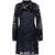 Missy Dress Black AOP M Velvet burnout dress 