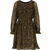 Ninette Dress Olive XS Velvet dots dress 
