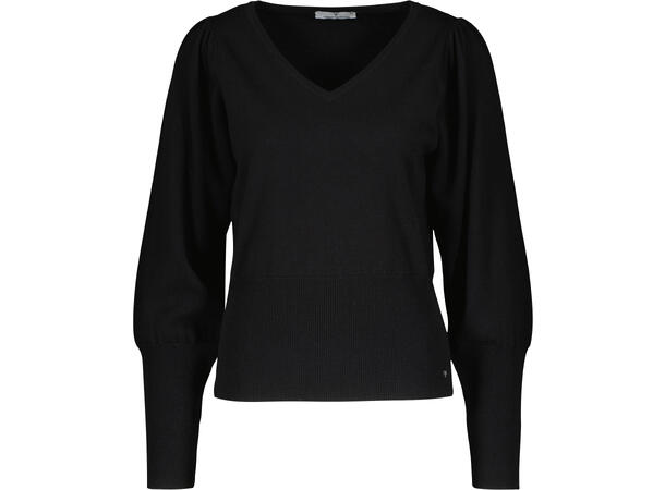 Bianca Sweater Black L Merino puffed sweater 