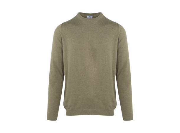 Curtis Sweater Dusty Olive M Bamboo r-neck 