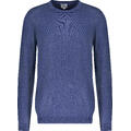 Curtis Sweater Mid blue S Bamboo r-neck