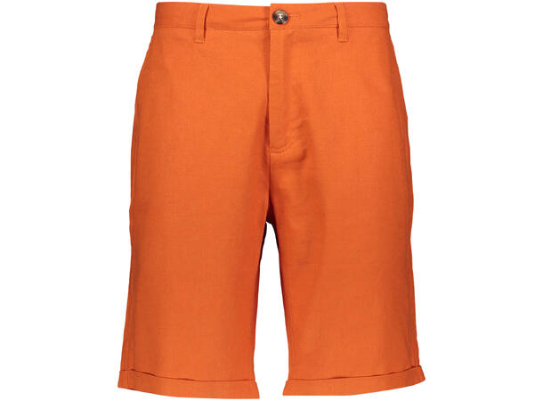 Felix Shorts Burnt orange L Linen stretch shorts 
