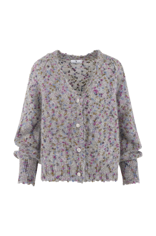Joanna Cardigan Mohair neps cardigan