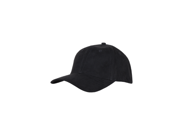 Kelly Cap Black One Size Faux suede cap 