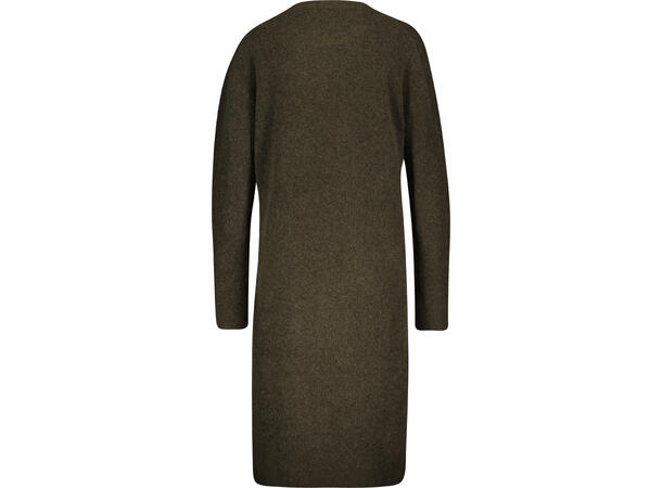 Kelsey Dress Olive S Alpaca t-neck dress 