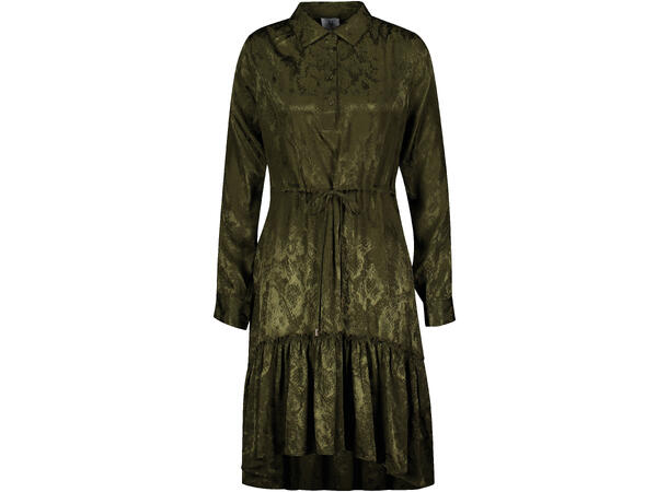 Keya Dress Olive night S EcoVero shirt dress 