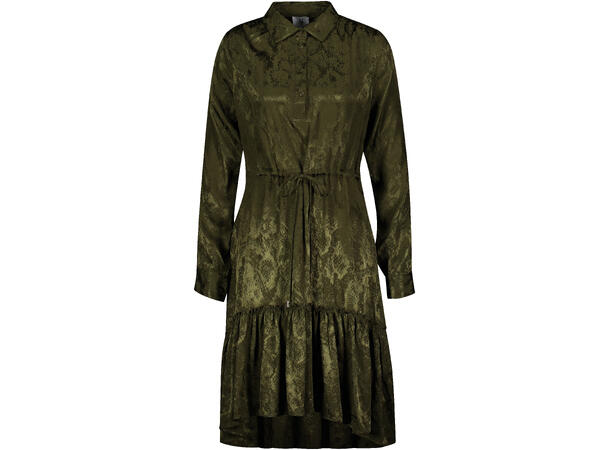 Keya Dress Olive night S Viscose shirt dress 