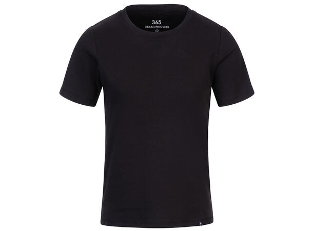 Linn Tee Black S Organic r-neck tee 