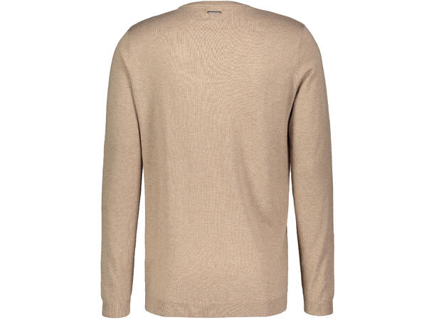 Marc Sweater Sand Melange S Merino blend r-neck