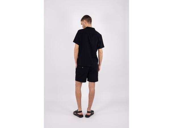 Omid Shorts Black XL Melange stretch shorts 