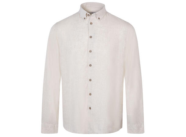 Ronan Shirt Sand Melange M Linen/Viscose Shirt 