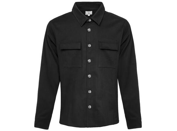 Sunny Shirt Black M Cotton twill overshirt 