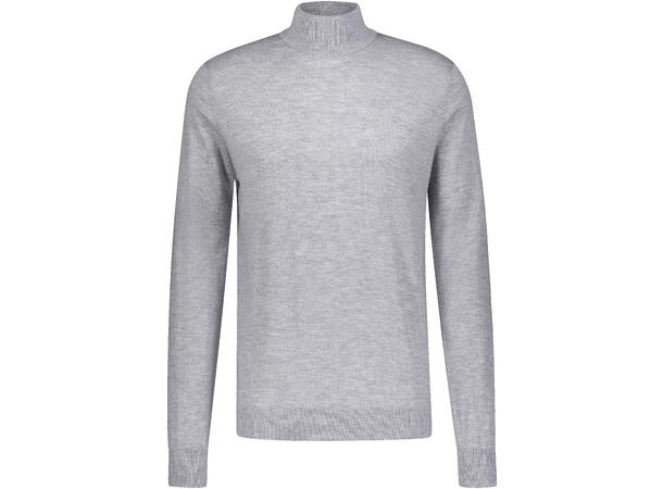 Valon Sweater Lt.grey mel XL Basic merino sweater