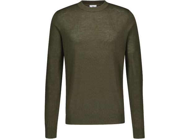 Veton Sweater Olive XXL Basic merino sweater