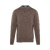 Leon Sweater Wood burn M Meriono mock neck 