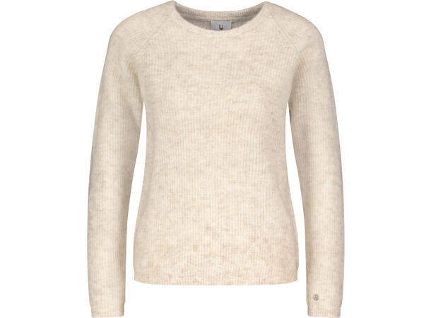 Betzy Sweater Sand XL Mohair r-neck 