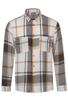 Brenton Shirt Structure check overshirt