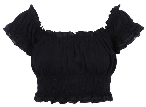 Elsie Top Black XS Crop top 