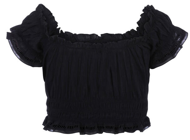 Elsie Top Black XS Crop top 