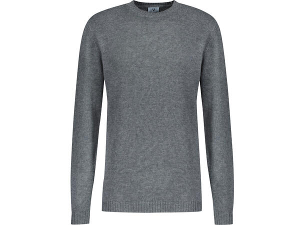 Hasse Sweater Dark Grey Melange XL Lambswool sweater 