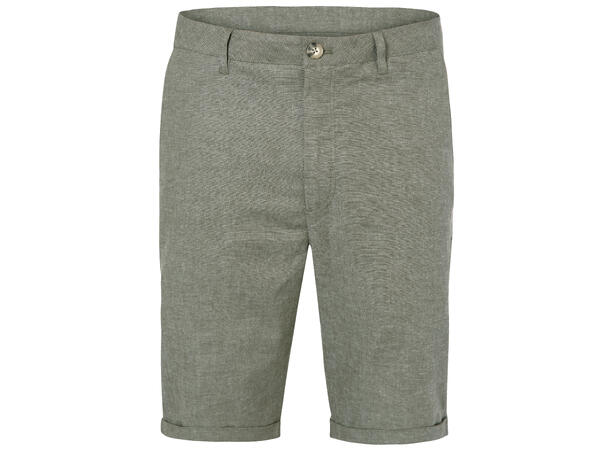 Herman Shorts Forest night melange S Linen stretch shorts