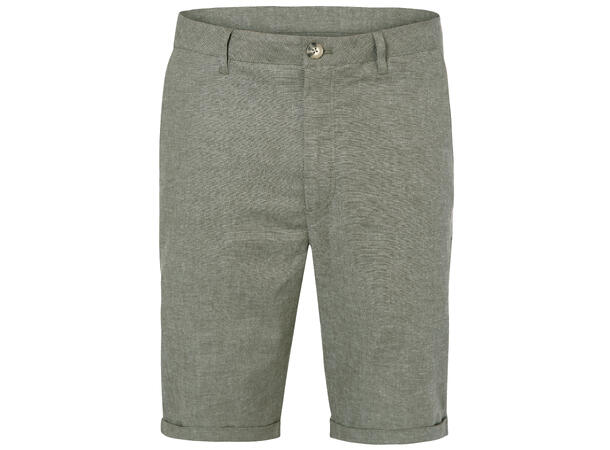 Herman Shorts Forest night melange S Linen stretch shorts 