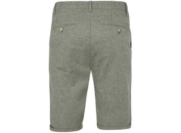 Herman Shorts Forest night melange S Linen stretch shorts