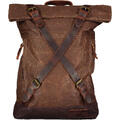 Hunter Backpack Coffee brown One Size Canvas/Leather backpack