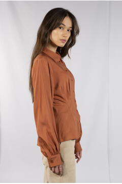 Lillith Blouse Silk touch stretch blouse