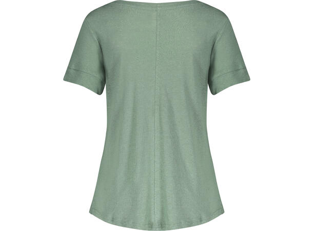 Lily V-neck Tee Willow S Linen v-neck tee 