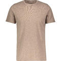 Niklas Basic Tee Light Brown M Basic cotton T-shirt