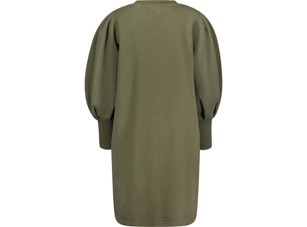 Nini Dress Olive Night XS Puffed sweatshirt dress 