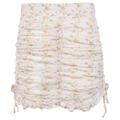 Pauline Skirt Small Flower AOP XS Ruched chiffon skirt