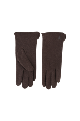 Salka Glove Brown One Size Wool glove