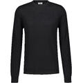 Veton Sweater Black S Basic merino sweater