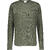 Jerry Sweater Olive S Cotton/viscose sweater w/pocket 