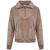 Lizzie Sweater Sand M Half-Zip corduroy stretch 