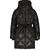 Bella Parka Olive Night S Shiny diamond quilted channels parka 