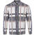 Voss Shirt Cream check M Heavy knit check overshirt 