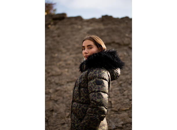 Camo hotsell down coat