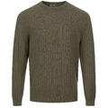 Alvin Sweater Olive XL Herringbone crew neck