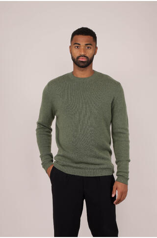 Basse Sweater Lambswool with patch