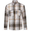 Brenton Shirt Olive check S Structure check overshirt