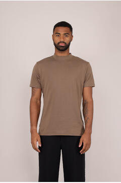 Bruno Tee Organic cotton mock neck