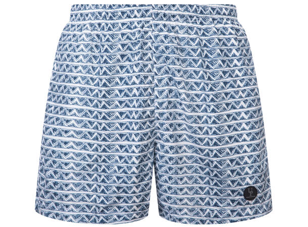 Hawaii Shorts AOP Navy Zig zag L Printed swim shorts 
