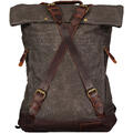 Hunter Backpack Dark Grey One Size Canvas/Leather backpack