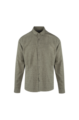 Jon Shirt Brushed herringbone shirt
