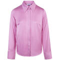 Margot Blouse Pink L Collar satin blouse